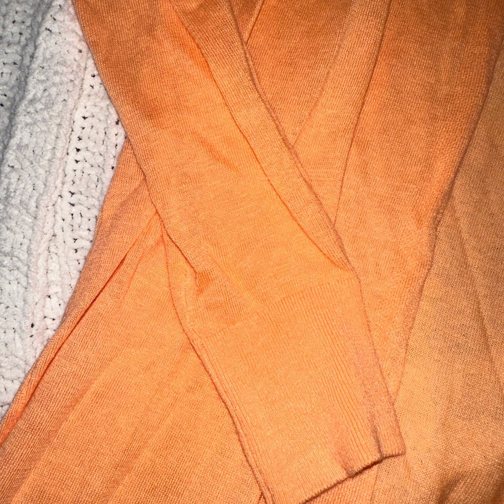 Light weighted loft cardigan, very pretty light peach color
